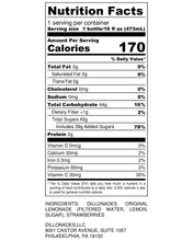 Load image into Gallery viewer, Dillonades Strawberry Lemonade Nutrition Facts
